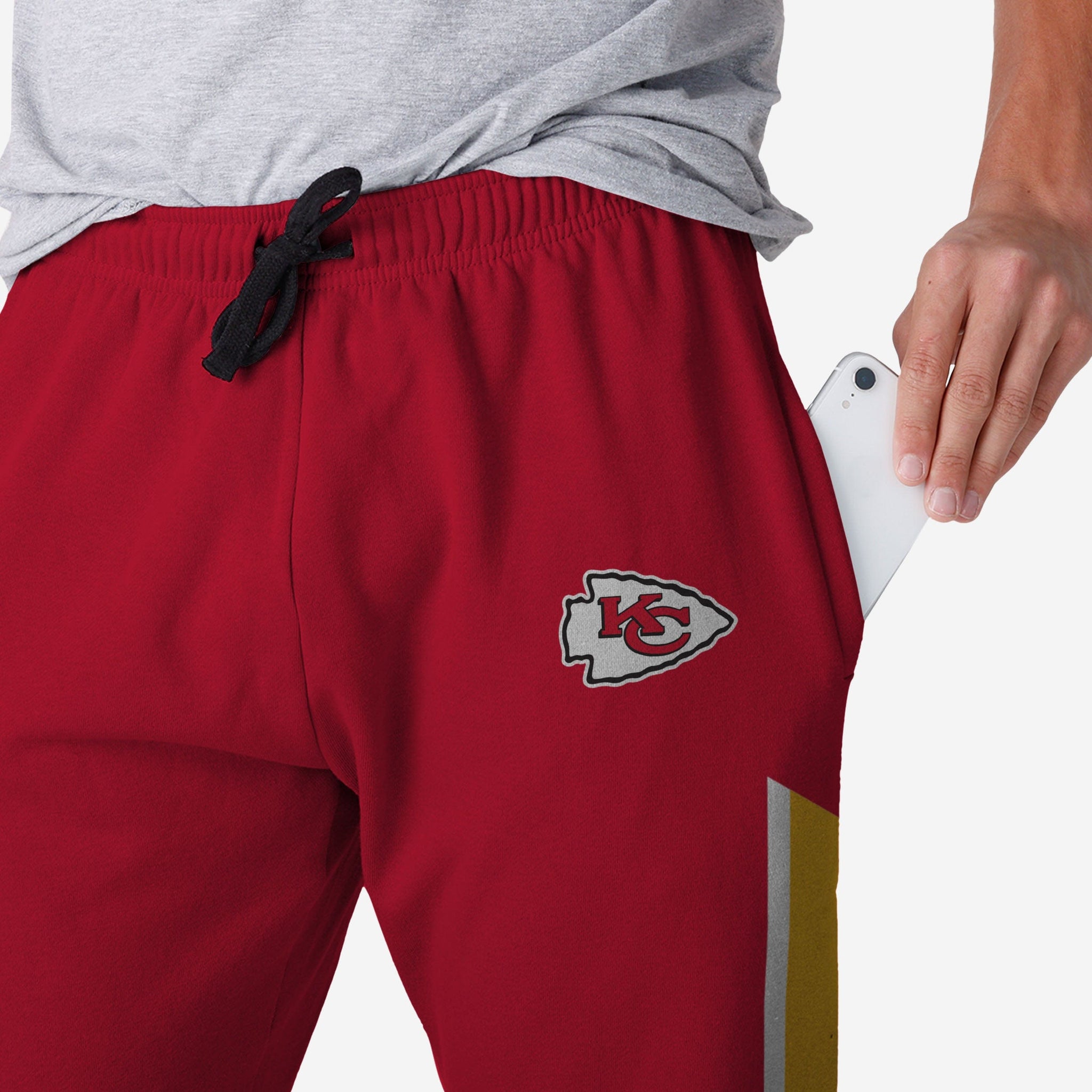 Kansas City Chiefs Comfy Pant, Red/Gold