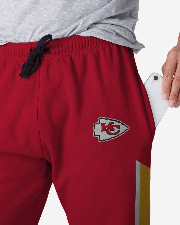 Kansas City Chiefs Team Stripe Joggers FOCO - FOCO.com