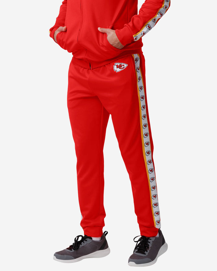 Kansas City Chiefs Stripe Logo Track Pants FOCO S - FOCO.com