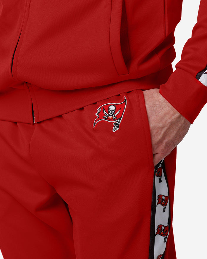 Tampa Bay Buccaneers Stripe Logo Track Pants FOCO - FOCO.com