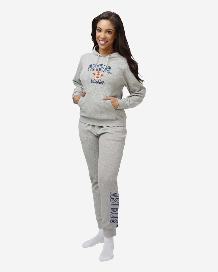 Houston Astros Womens Gray Woven Joggers FOCO - FOCO.com