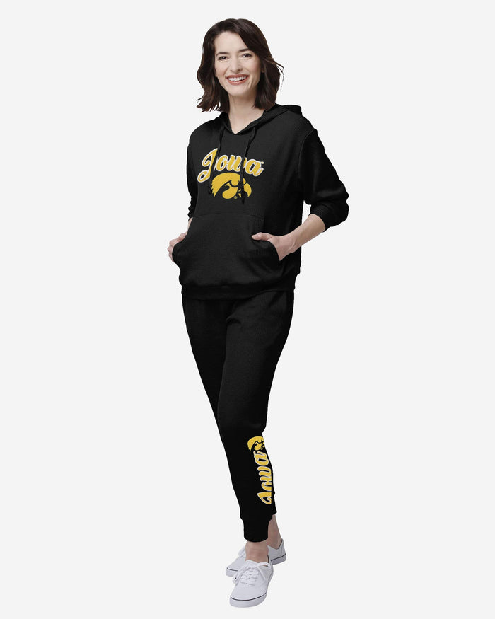 Iowa Hawkeyes Womens Waffle Lounge Pants FOCO - FOCO.com