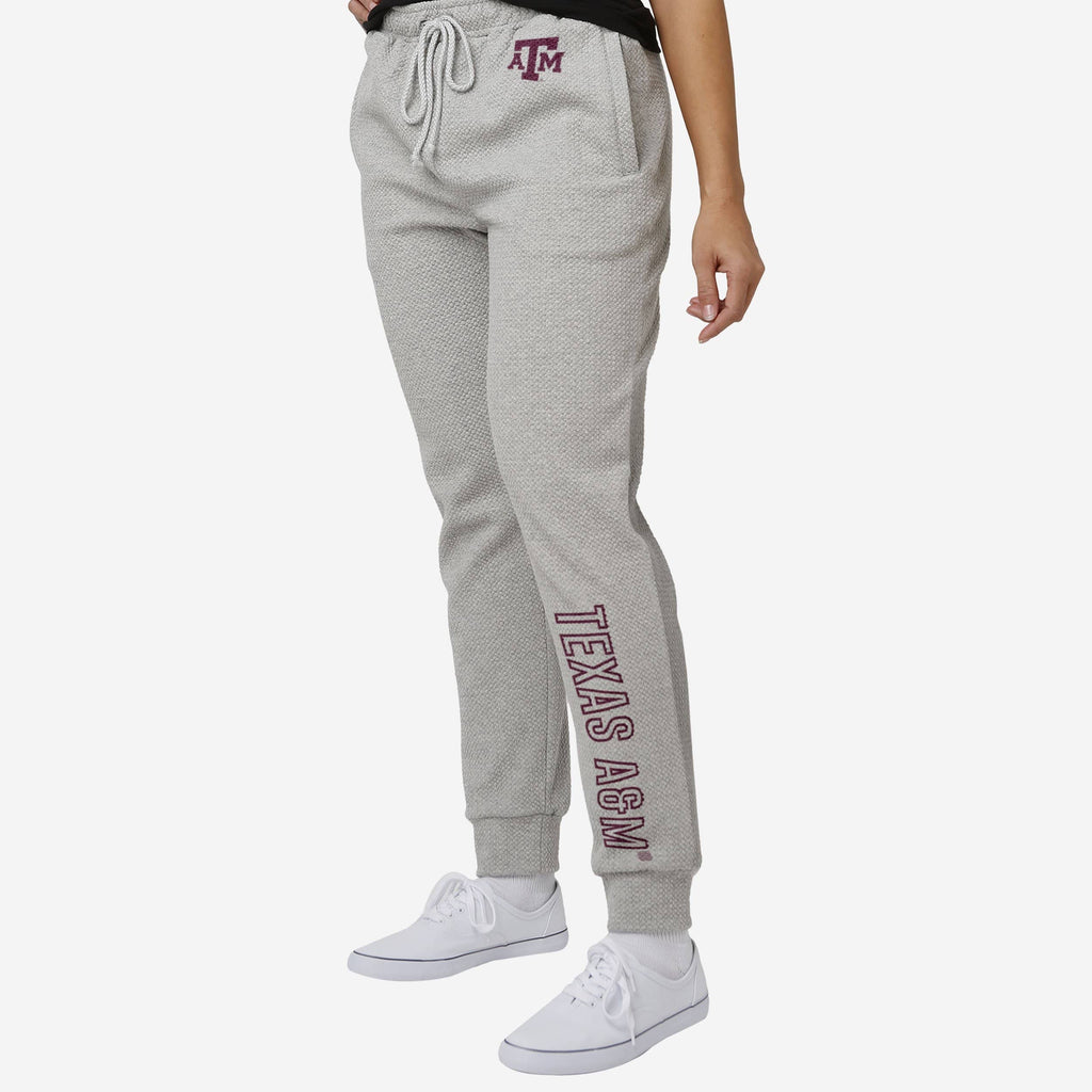 Texas A&M Aggies Womens Gray Woven Joggers FOCO S - FOCO.com