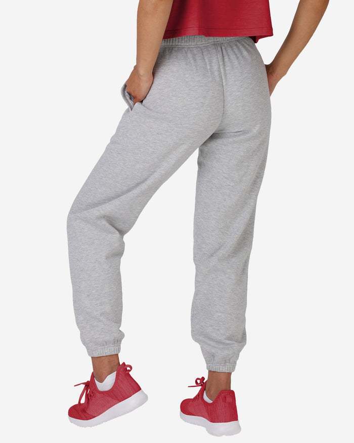 Atlanta Falcons Womens Big Wordmark Gray Sweatpants FOCO - FOCO.com