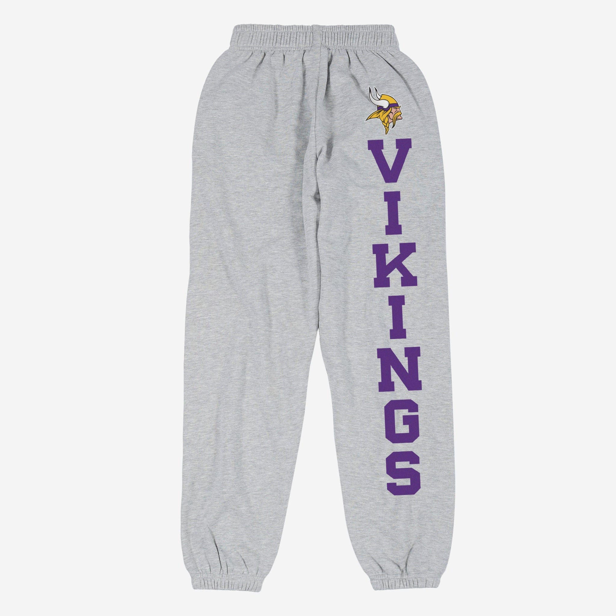 FOCO Minnesota Vikings Womens Gray Woven Joggers, Size: 2XL