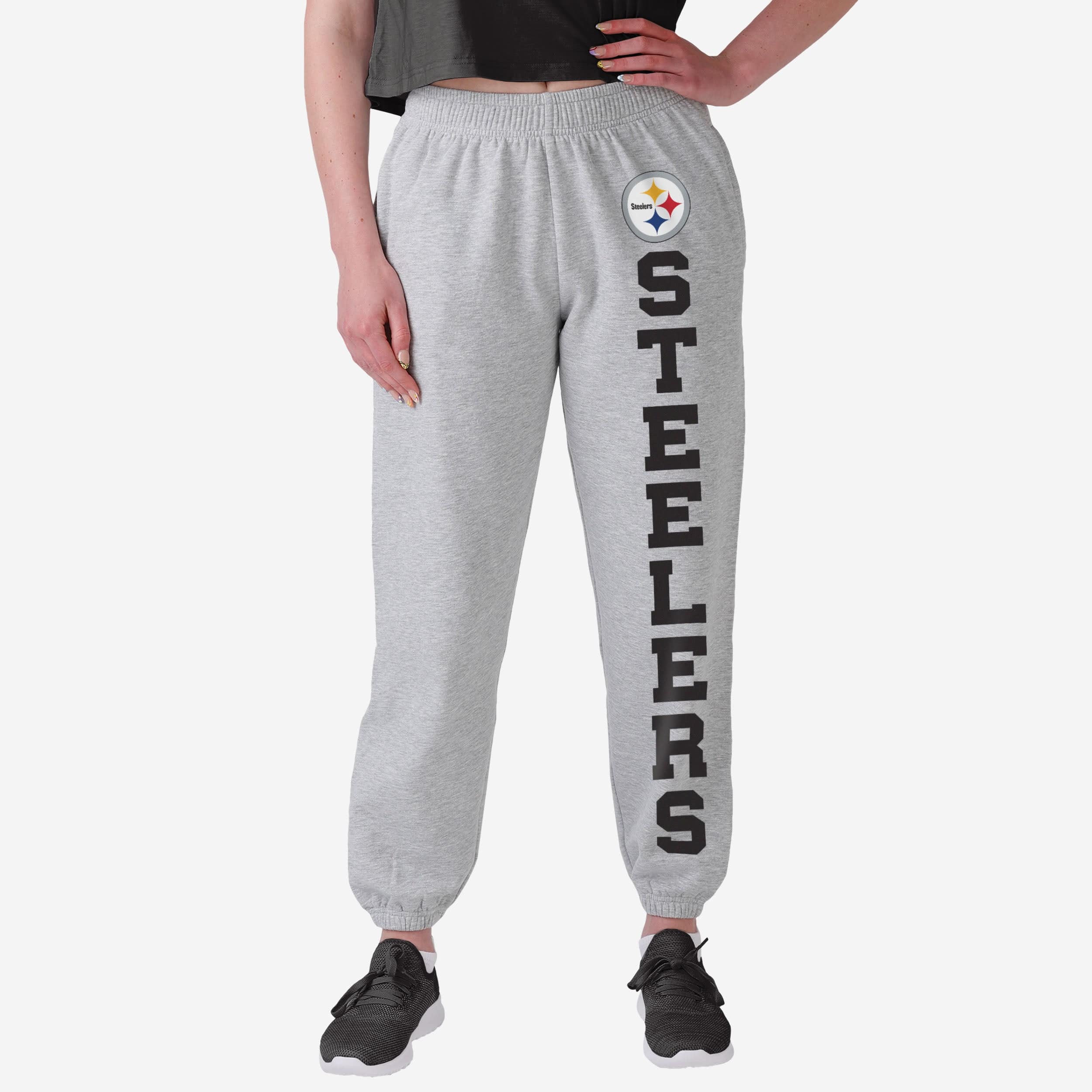 FOCO Pittsburgh Steelers NFL Mens Repeat Print Lounge Pants - S