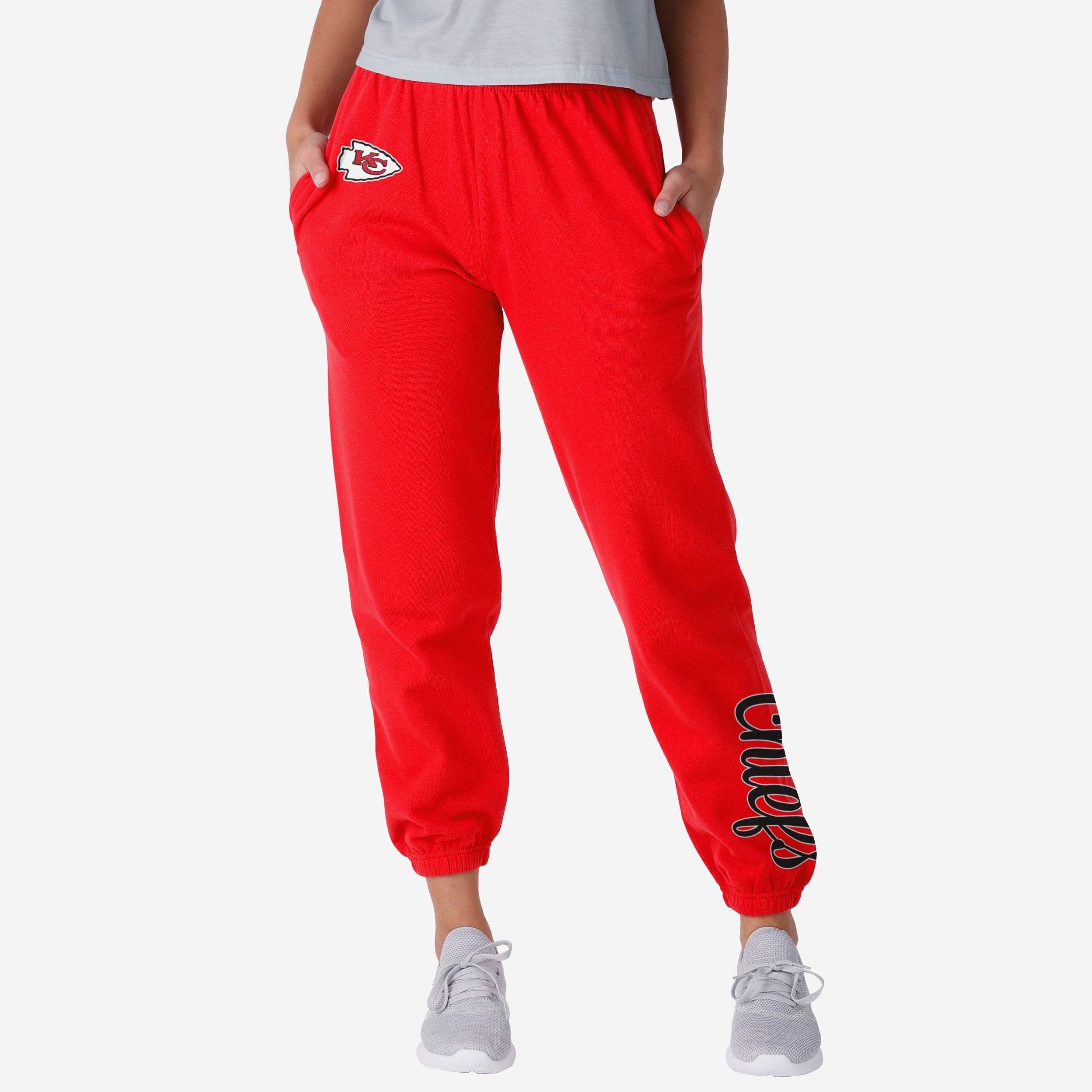 FOCO Kansas City Chiefs NFL Mens Team Color Sweatpants