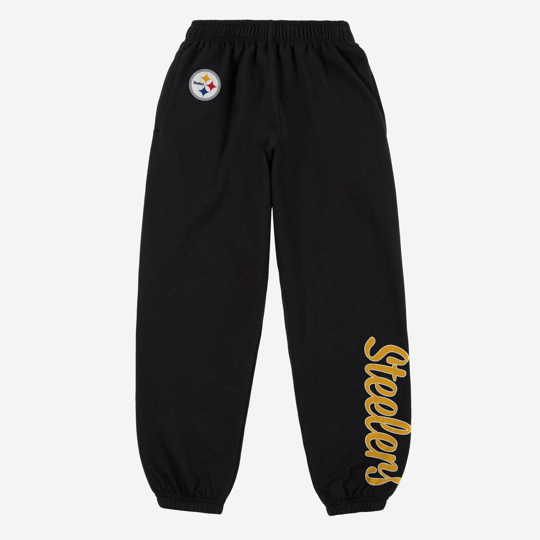 FOCO Pittsburgh Steelers NFL Womens Big Wordmark Gray Sweatpants