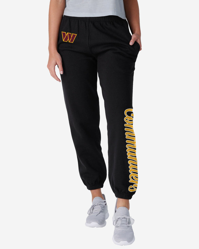 Washington Commanders Womens Script Wordmark Team Color Sweatpants FOCO S - FOCO.com