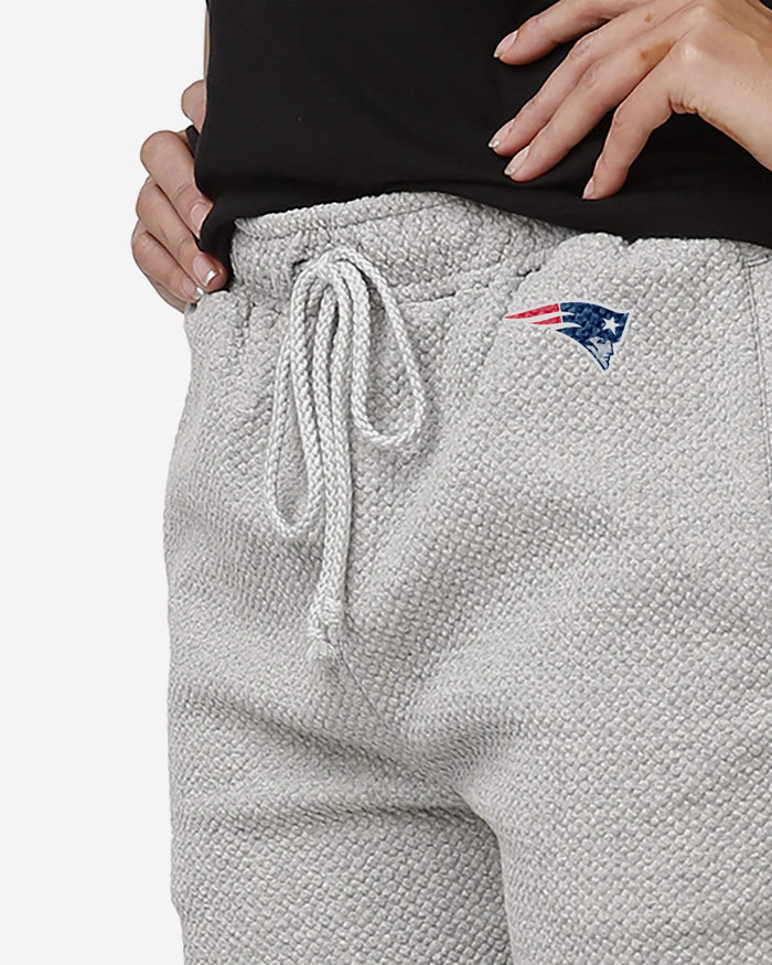 New England Patriots Womens Gray Woven Joggers FOCO - FOCO.com