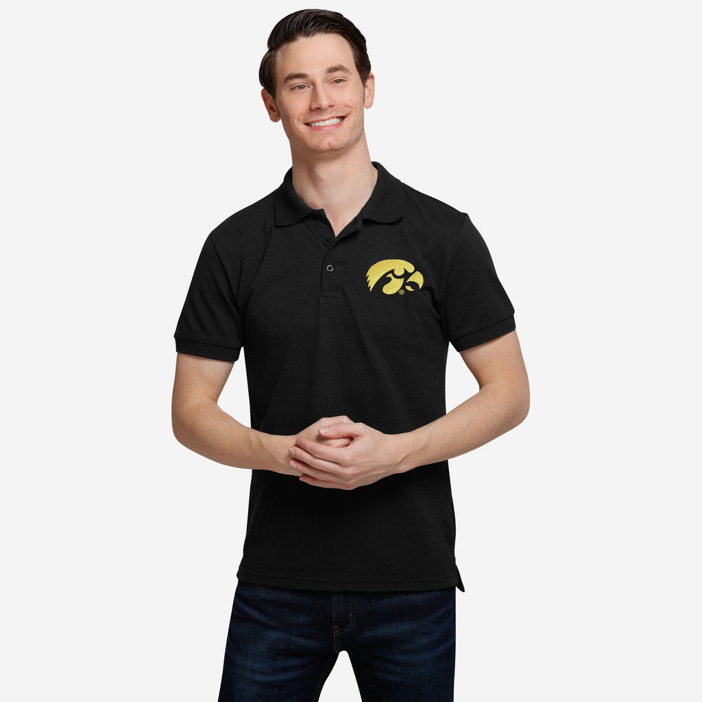 Iowa Hawkeyes Casual Color Polo FOCO S - FOCO.com