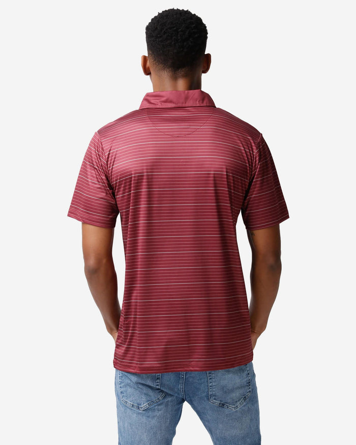 Texas A&M Aggies Striped Polyester Polo FOCO - FOCO.com