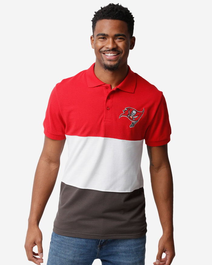 Tampa Bay Buccaneers Rugby Scrum Polo FOCO S - FOCO.com