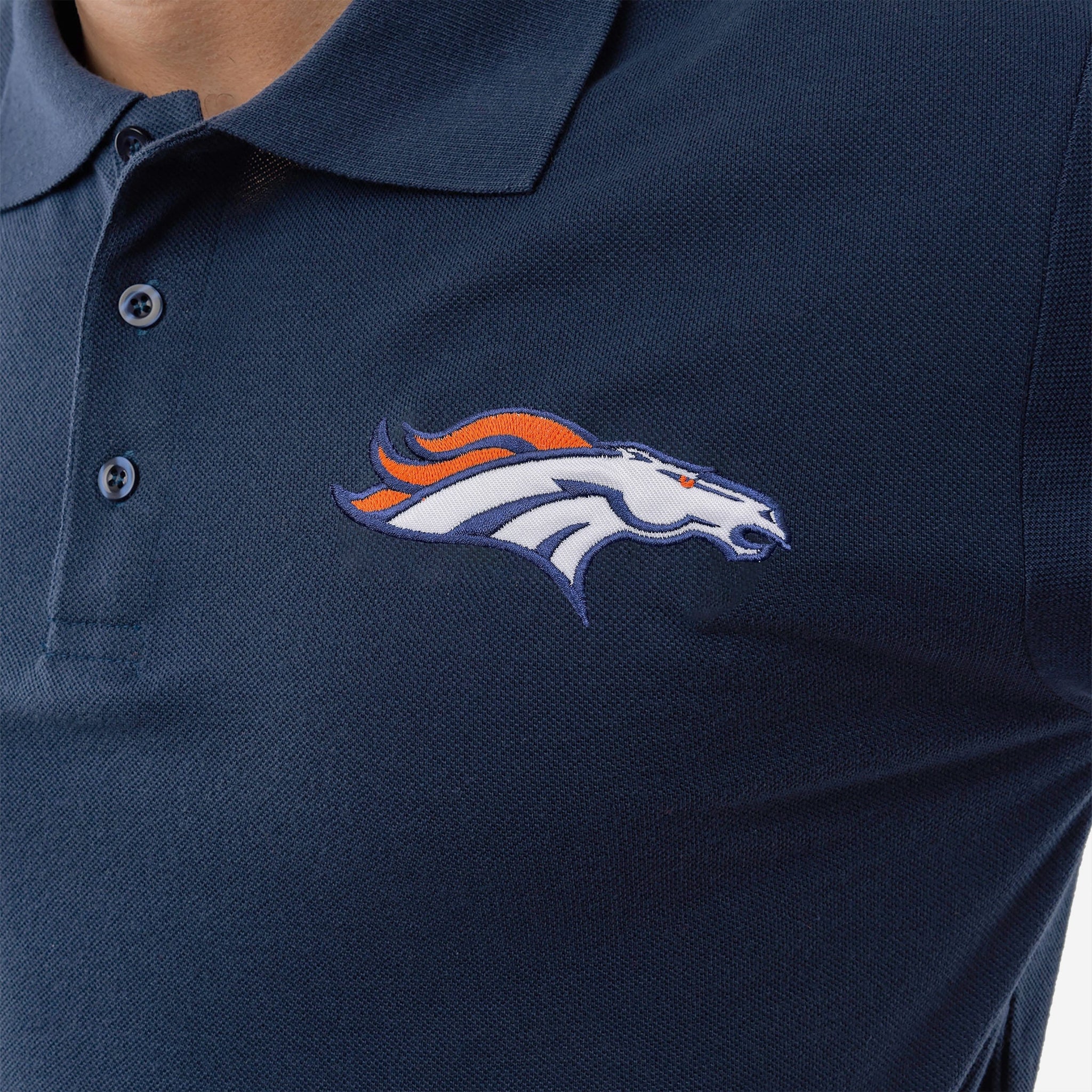 FOCO Denver Broncos NFL Mens Casual Color Polo - XL