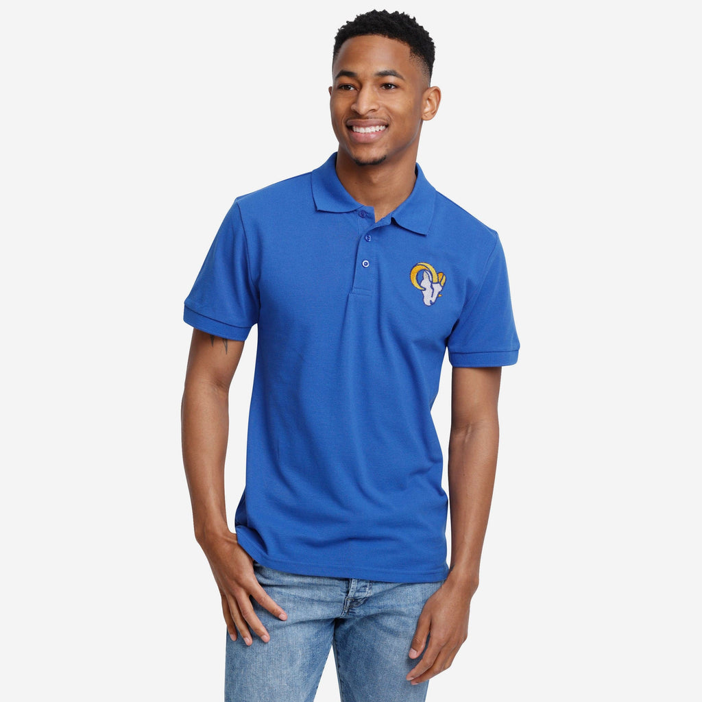 Los Angeles Rams Casual Color Polo FOCO S - FOCO.com