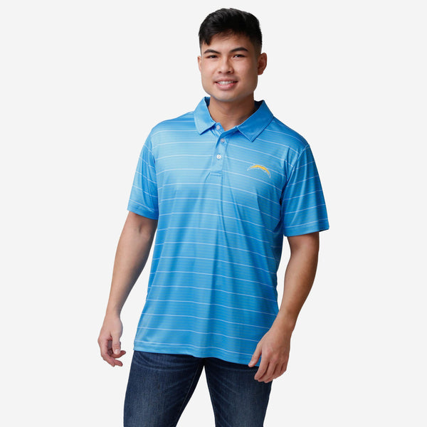 FOCO Los Angeles Chargers Nightcap Polyester Polo, Mens Size: XL