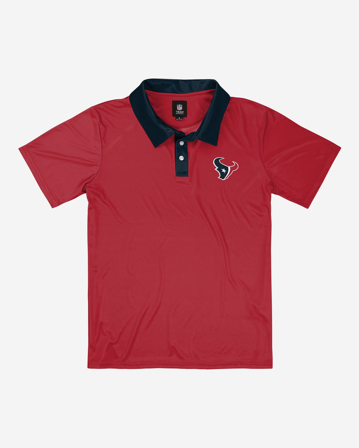 Houston Texans Nightcap Polyester Polo FOCO - FOCO.com