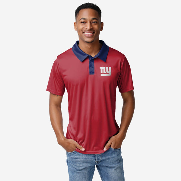 FOCO New York Giants NFL Mens Nightcap Polyester Polo