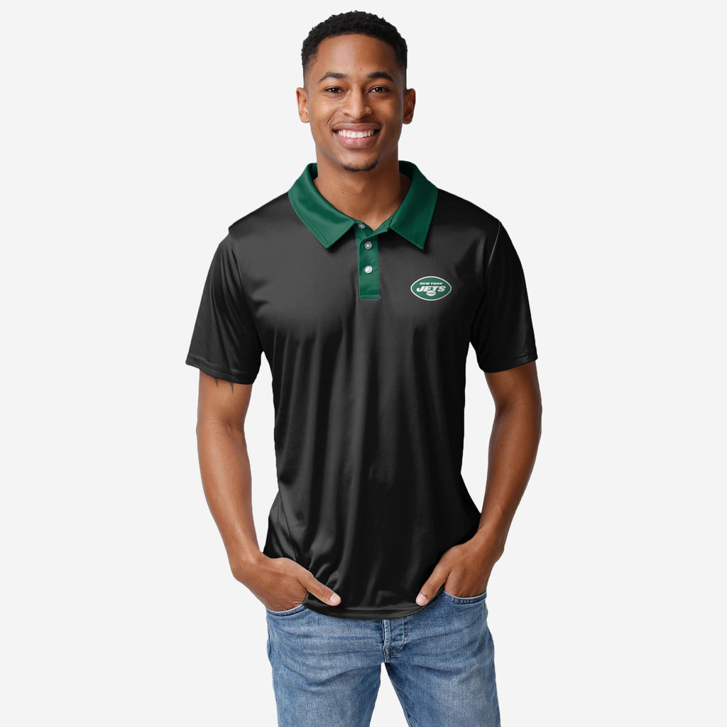 New York Jets Nightcap Polyester Polo FOCO S - FOCO.com