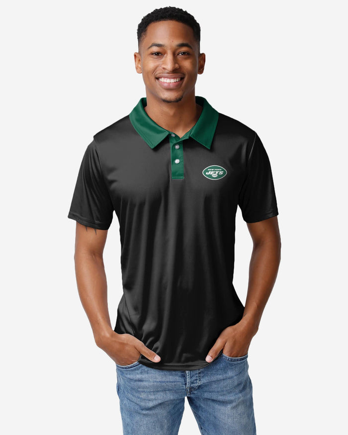 New York Jets Nightcap Polyester Polo FOCO S - FOCO.com