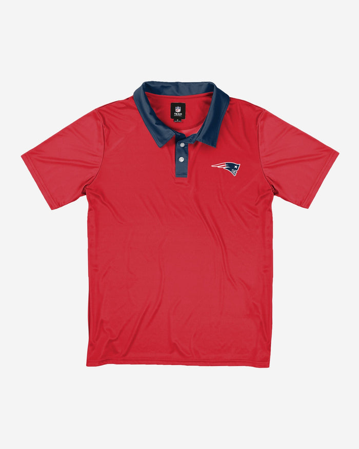 New England Patriots Nightcap Polyester Polo FOCO - FOCO.com