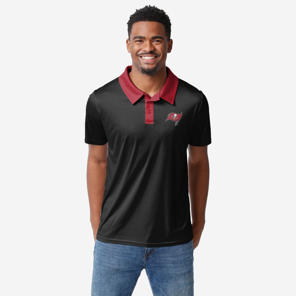 Tampa Bay Buccaneers Nightcap Polyester Polo FOCO S - FOCO.com