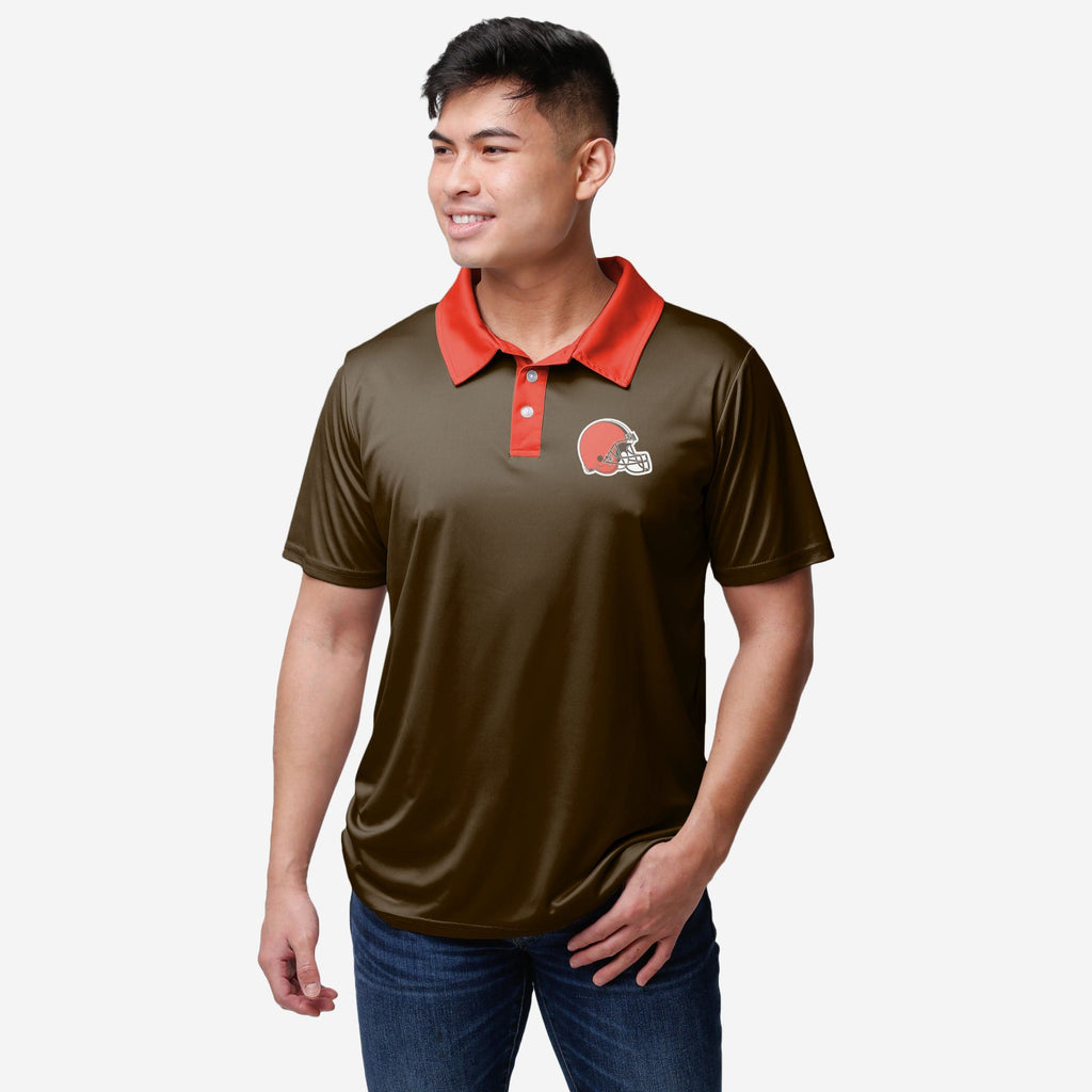 Cleveland Browns Workday Warrior Polyester Polo FOCO S - FOCO.com