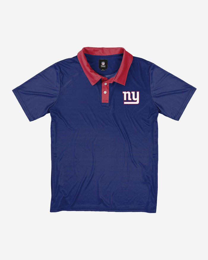 New York Giants Workday Warrior Polyester Polo FOCO - FOCO.com