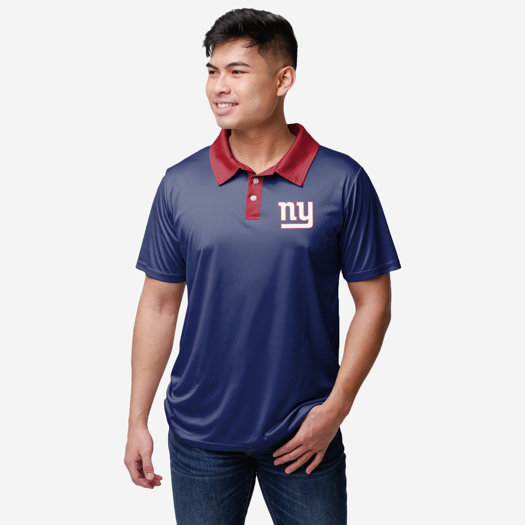 New York Giants Workday Warrior Polyester Polo FOCO S - FOCO.com