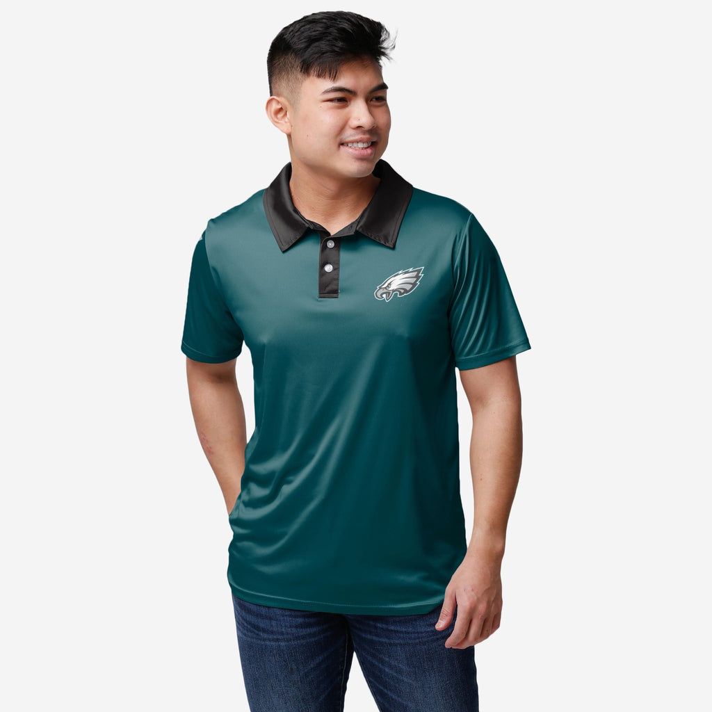 Philadelphia Eagles Workday Warrior Polyester Polo FOCO S - FOCO.com