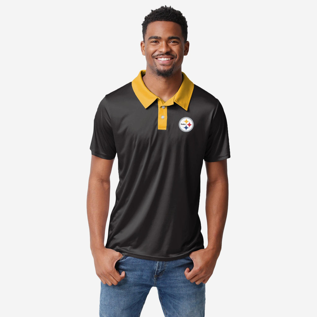 Pittsburgh Steelers Workday Warrior Polyester Polo FOCO S - FOCO.com