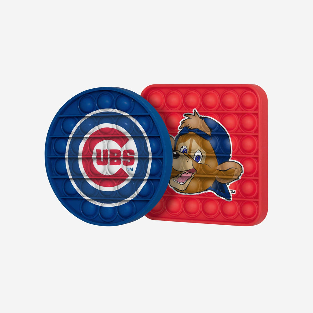 Chicago Cubs 2 Pack Ball & Square Push-Itz Fidget FOCO - FOCO.com