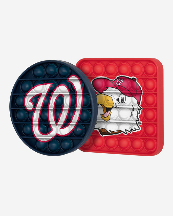 Washington Nationals 2 Pack Ball & Square Push-Itz Fidget FOCO - FOCO.com