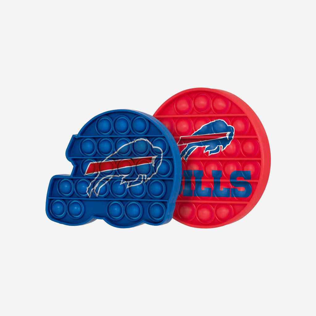 Buffalo Bills 2 Pack Helmet & Circle Push-Itz Fidget FOCO - FOCO.com