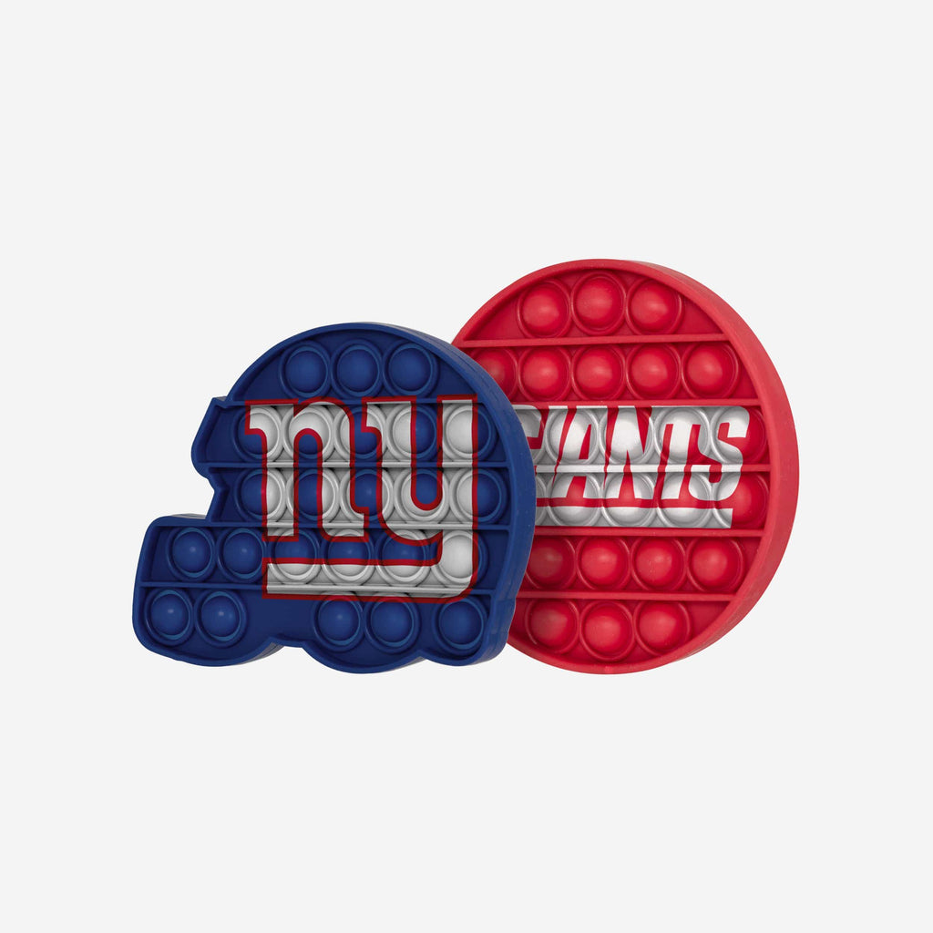 New York Giants 2 Pack Helmet & Circle Push-Itz Fidget FOCO - FOCO.com