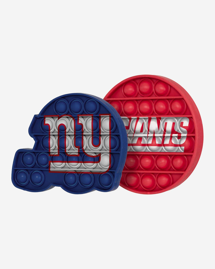 New York Giants 2 Pack Helmet & Circle Push-Itz Fidget FOCO - FOCO.com