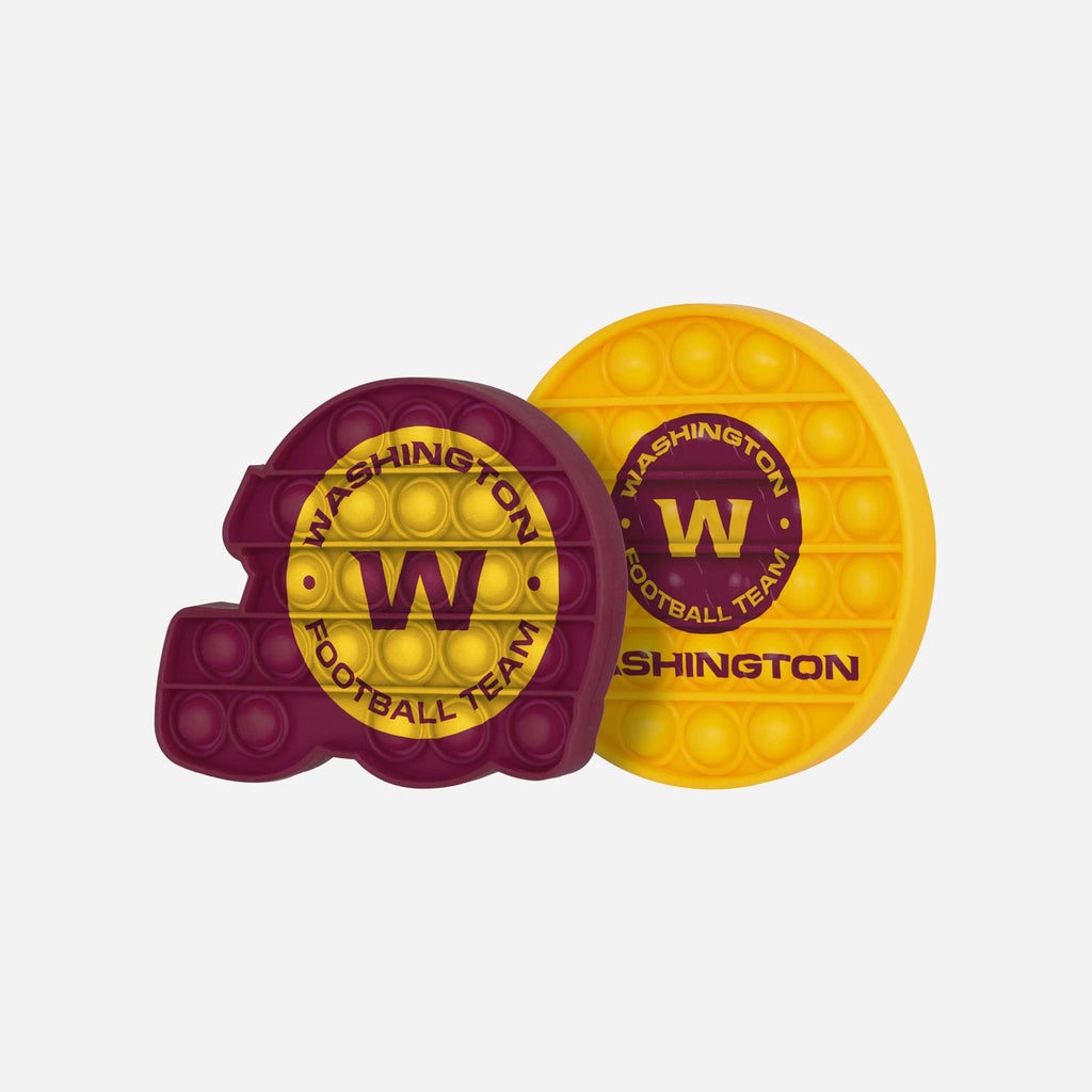 Washington Commanders 2 Pack Helmet & Circle Push-Itz Fidget FOCO - FOCO.com