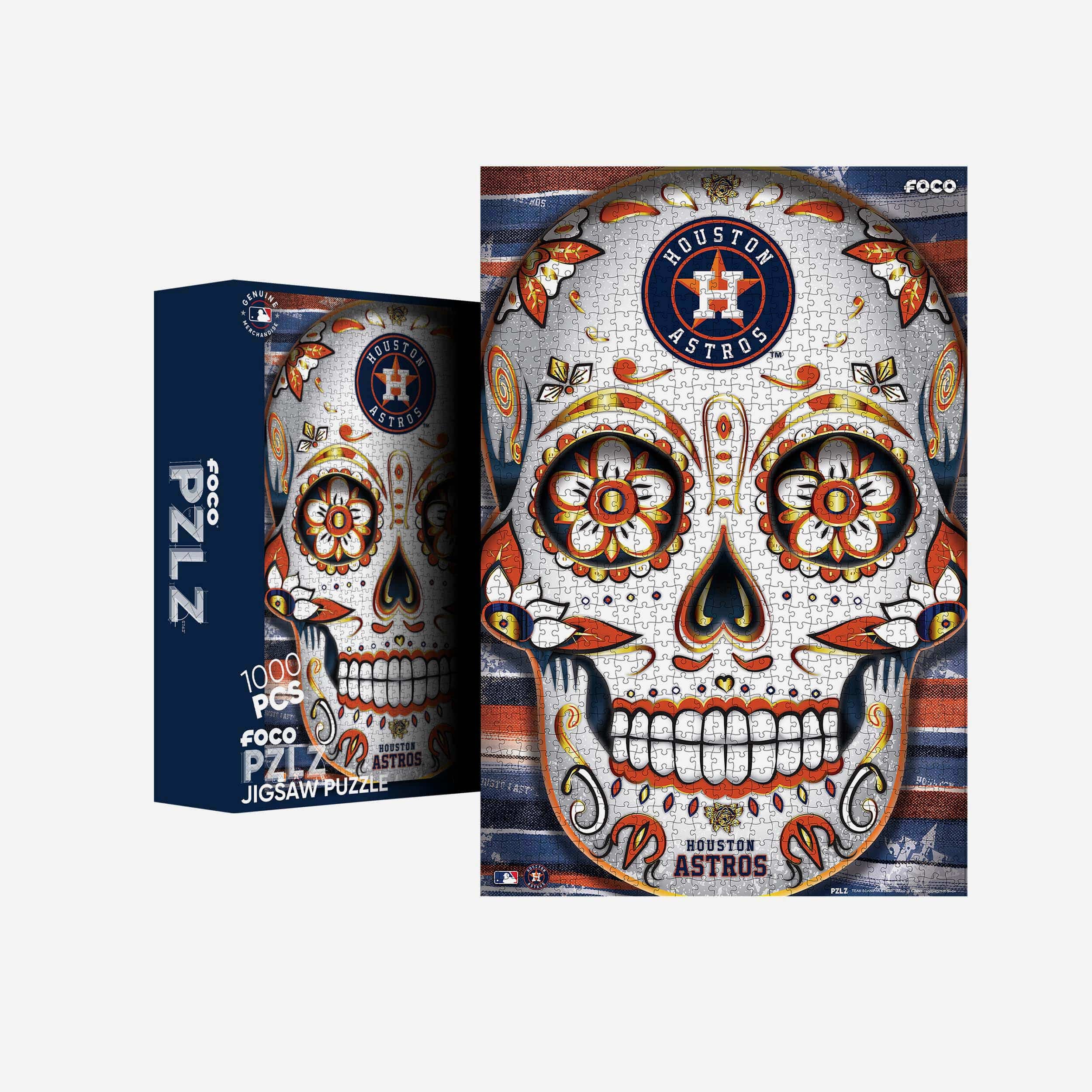 New Orleans Saints Sugar Skull 1000 Piece Jigsaw Puzzle PZLZ FOCO