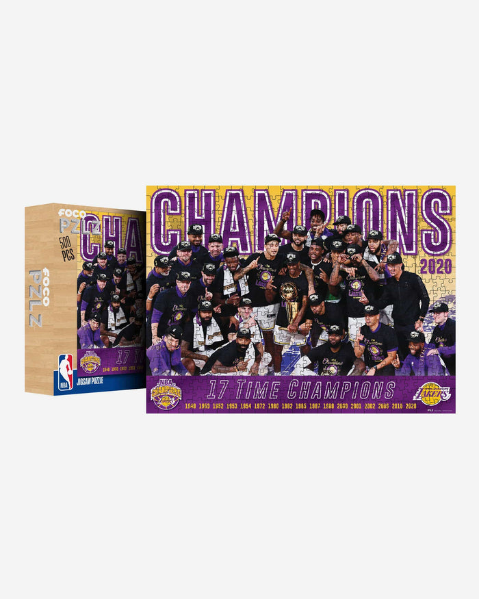 Los Angeles Lakers 2020 NBA Champions Team Celebration 500 Piece