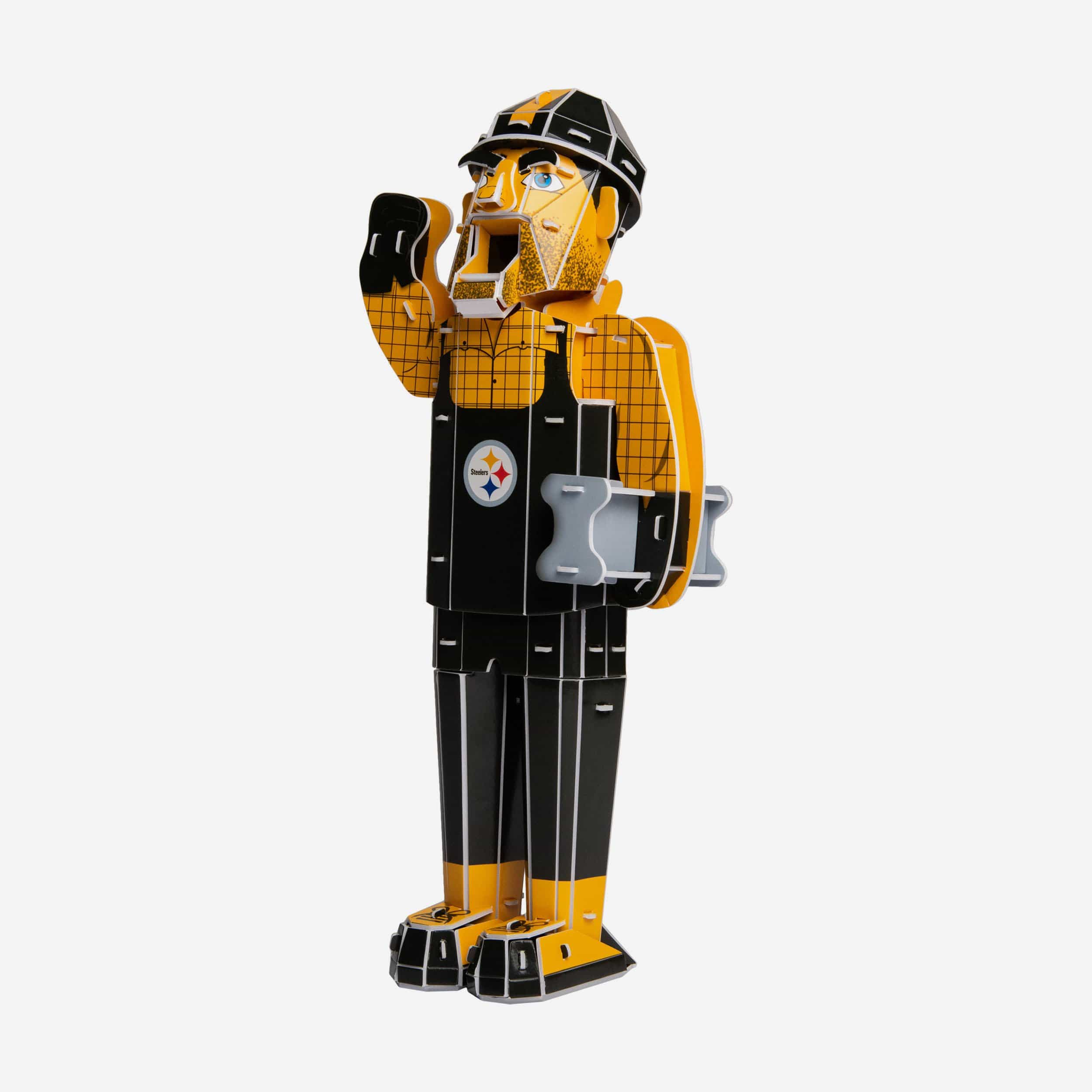 Buy NFL Pittsburgh Steelers Gen4 Limited Edition Steely Mcbeam The Mascot  Mini Figure, Small, White Online at Low Prices in India 