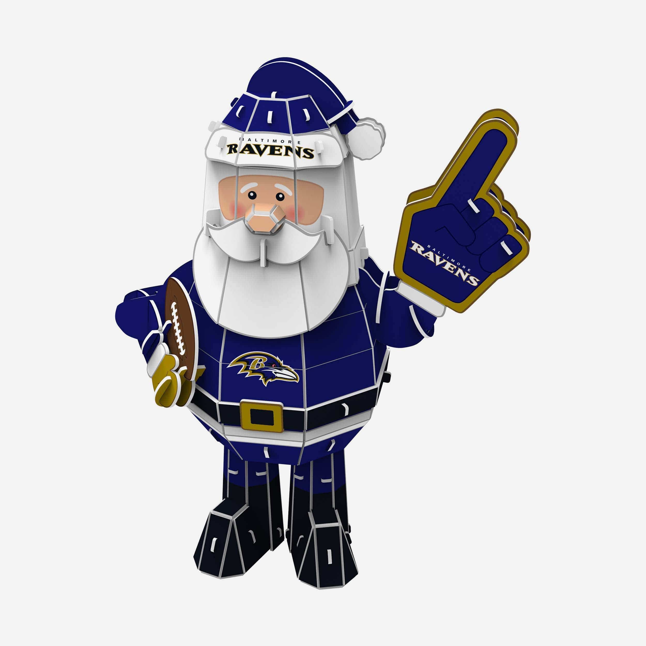 Baltimore Ravens NFL PZLZ Santa