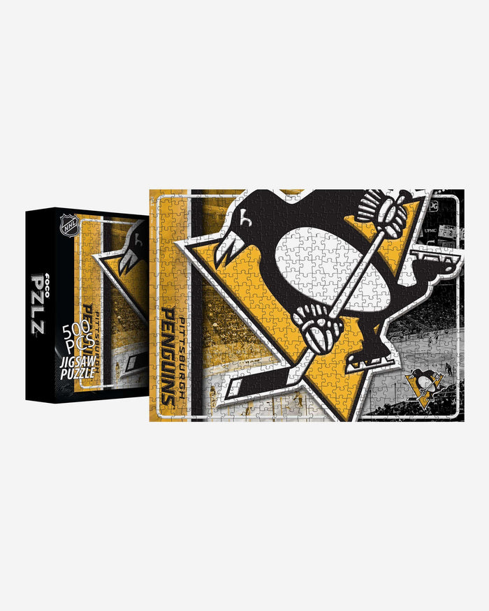 Pittsburgh Penguins Big Logo 500 Piece Jigsaw Puzzle PZLZ FOCO - FOCO.com