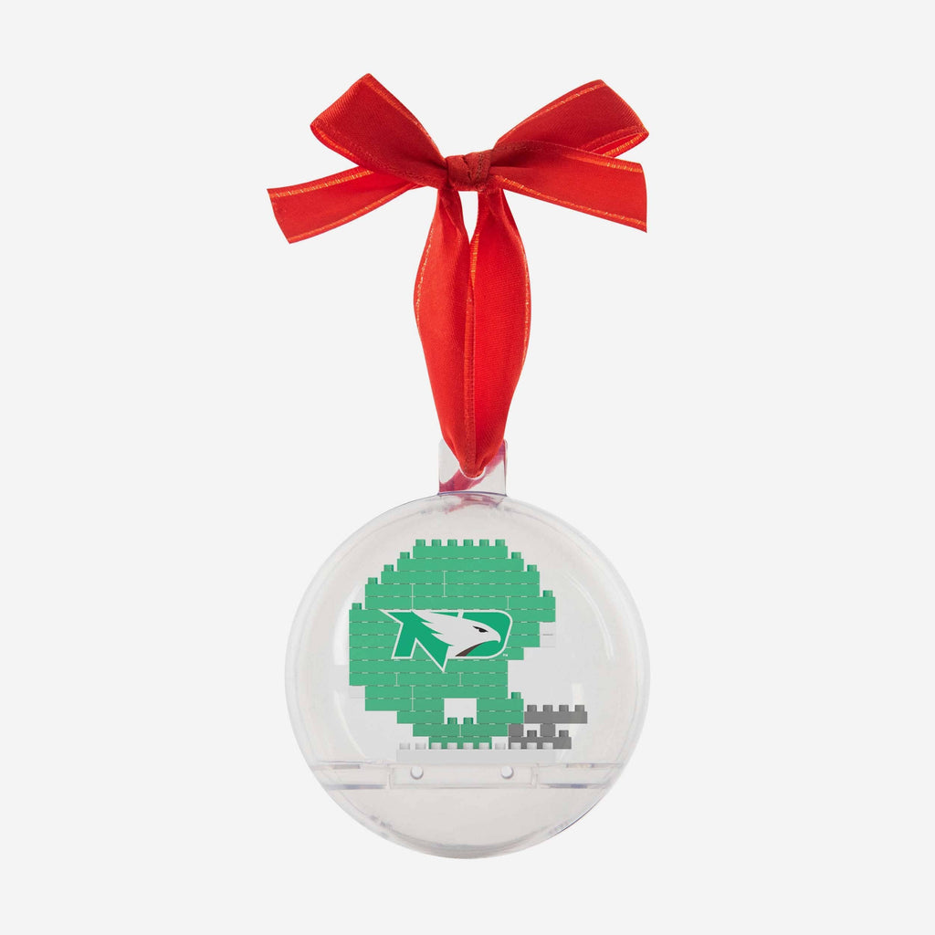 North Dakota Fighting Hawks BRXLZ Helmet Ball Ornament FOCO - FOCO.com