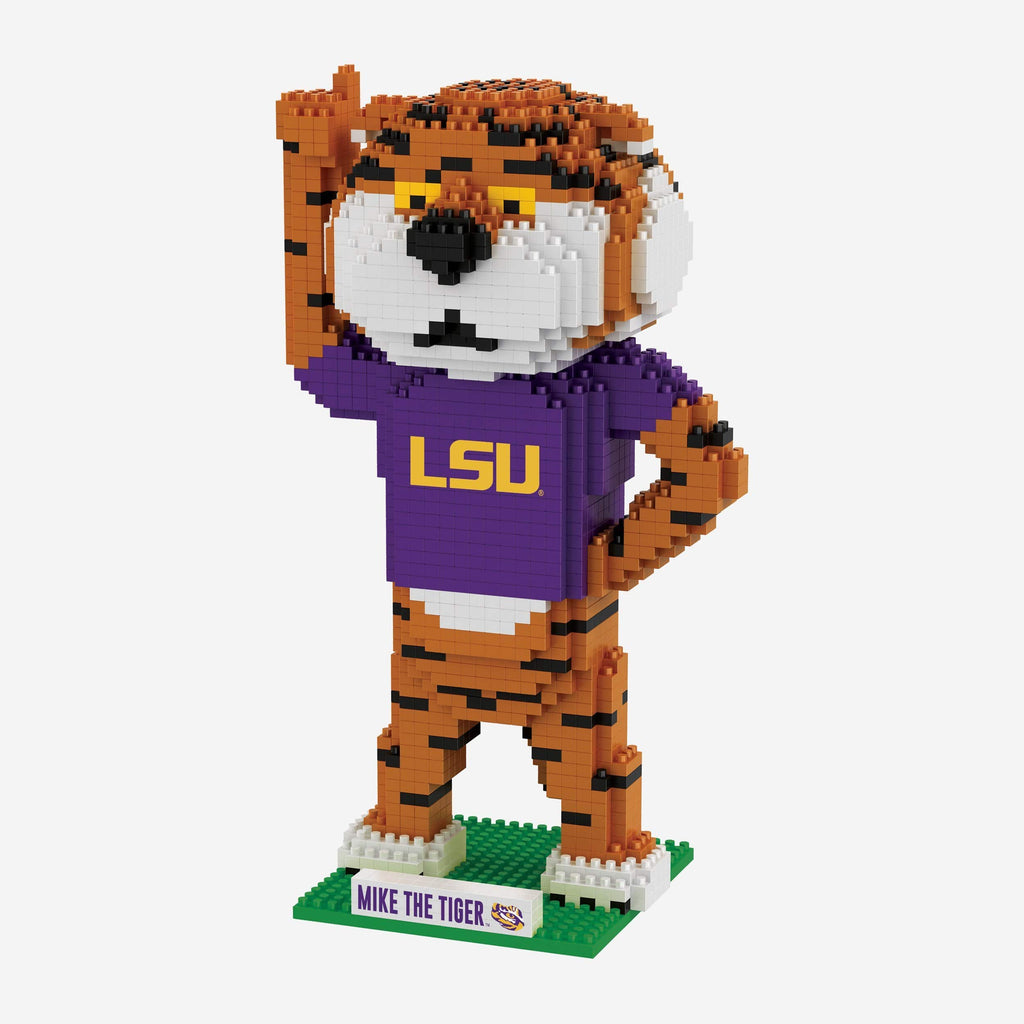 Mike the Tiger LSU Tigers Thematic BRXLZ Mascot FOCO - FOCO.com