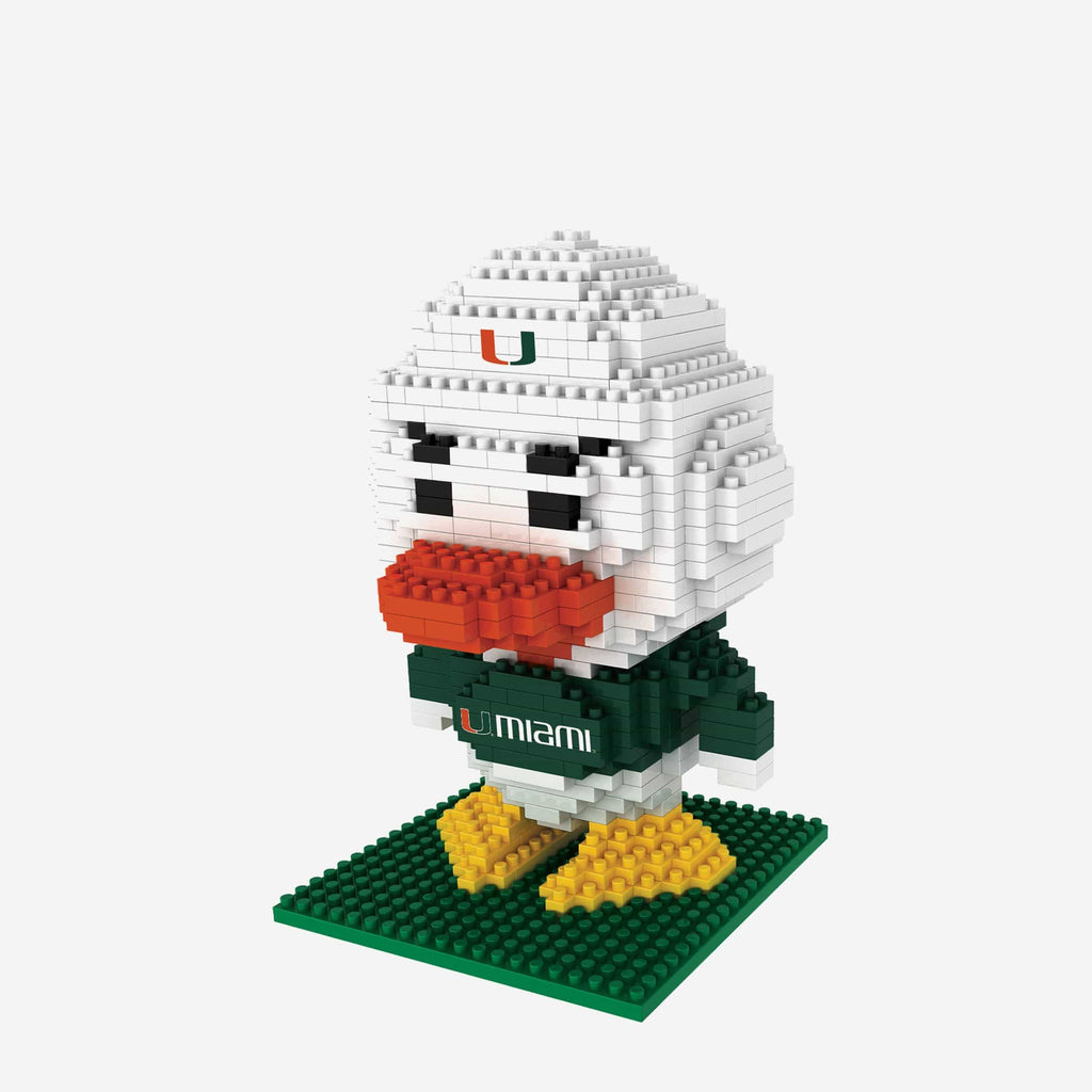 Sebastian Miami Hurricanes BRXLZ Mascot FOCO - FOCO.com