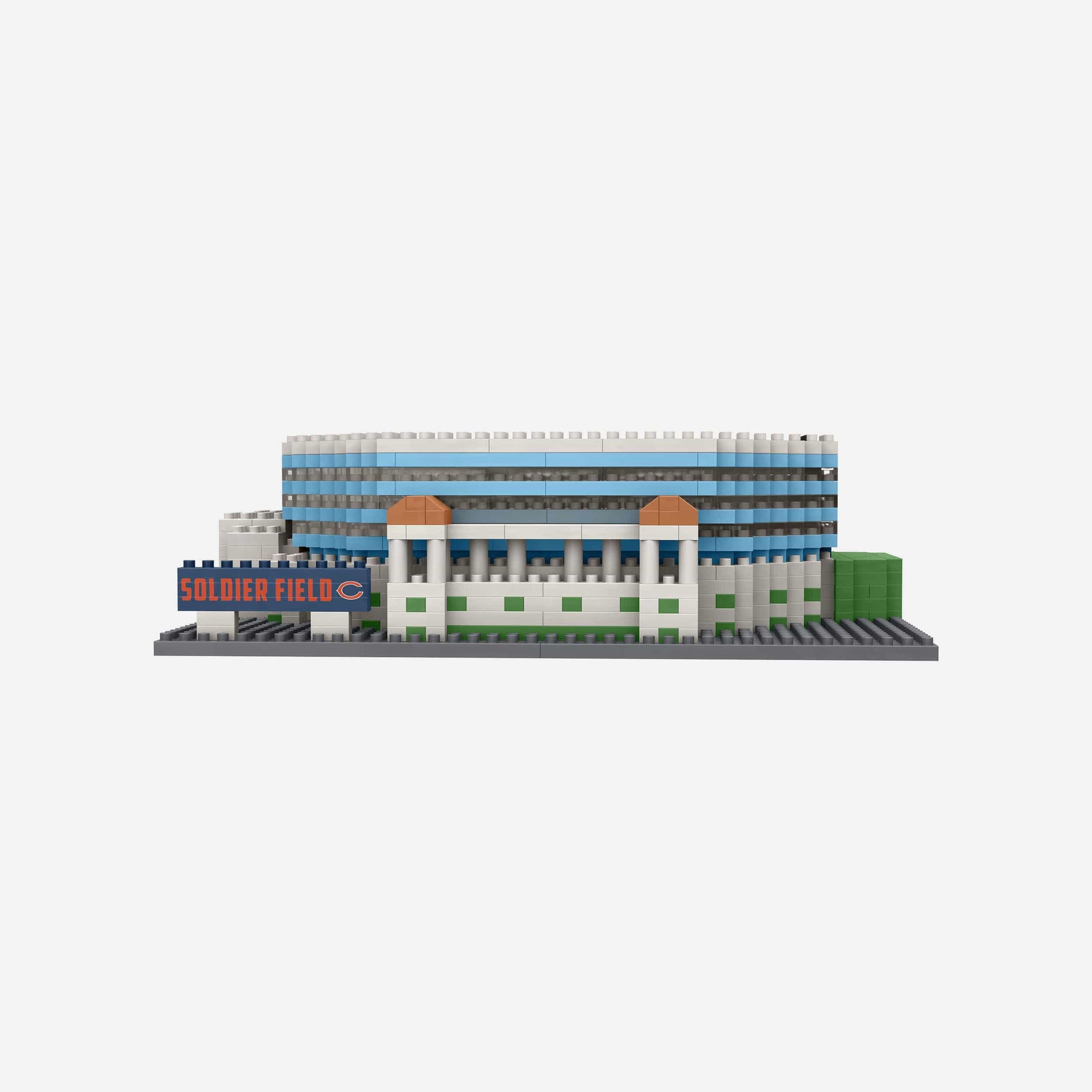 Chicago Bears NFL Soldier Field 3D BRXLZ Stadium Blocks Set