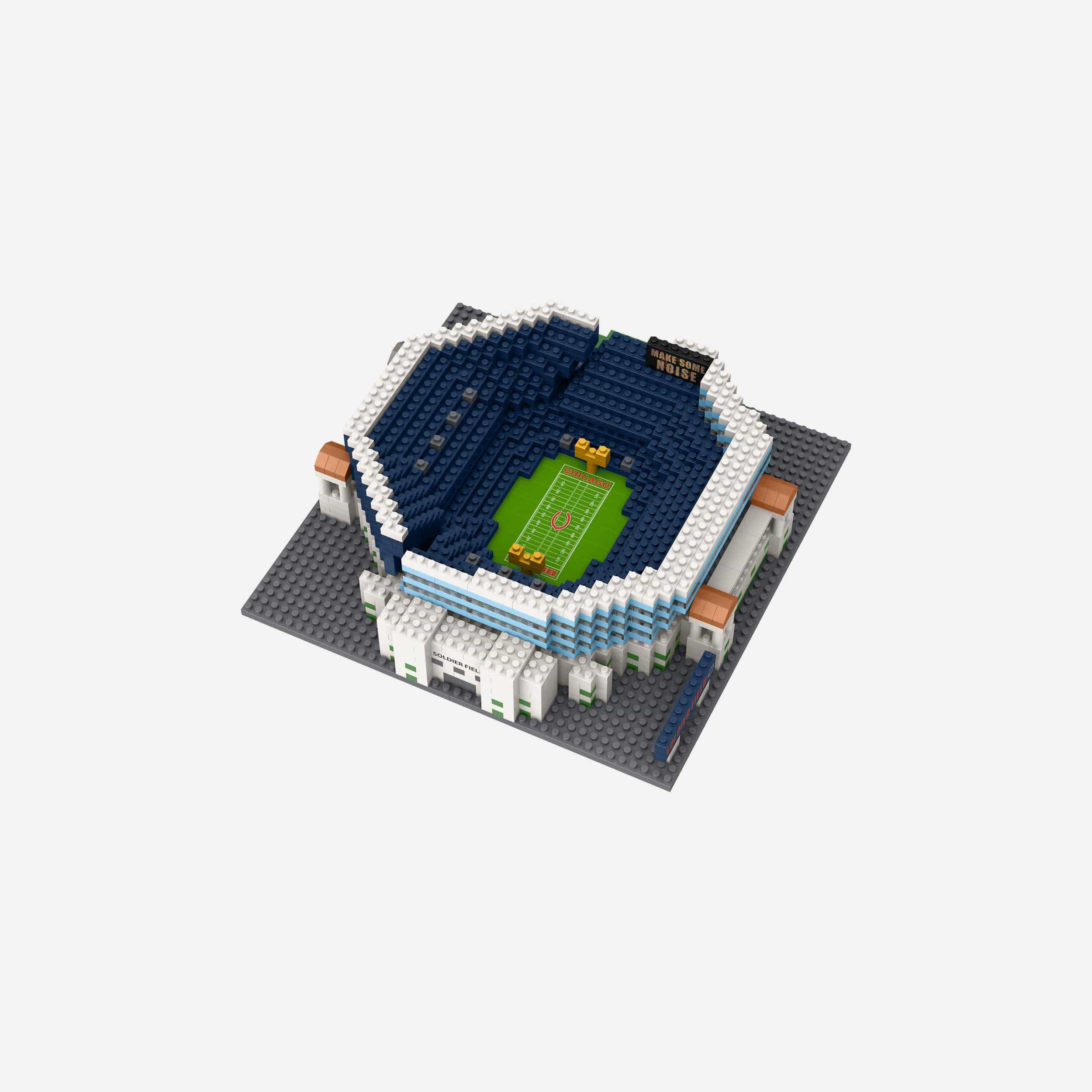 FOCO Chicago Bears Soldier Field 3D Mini BRXLZ Stadium