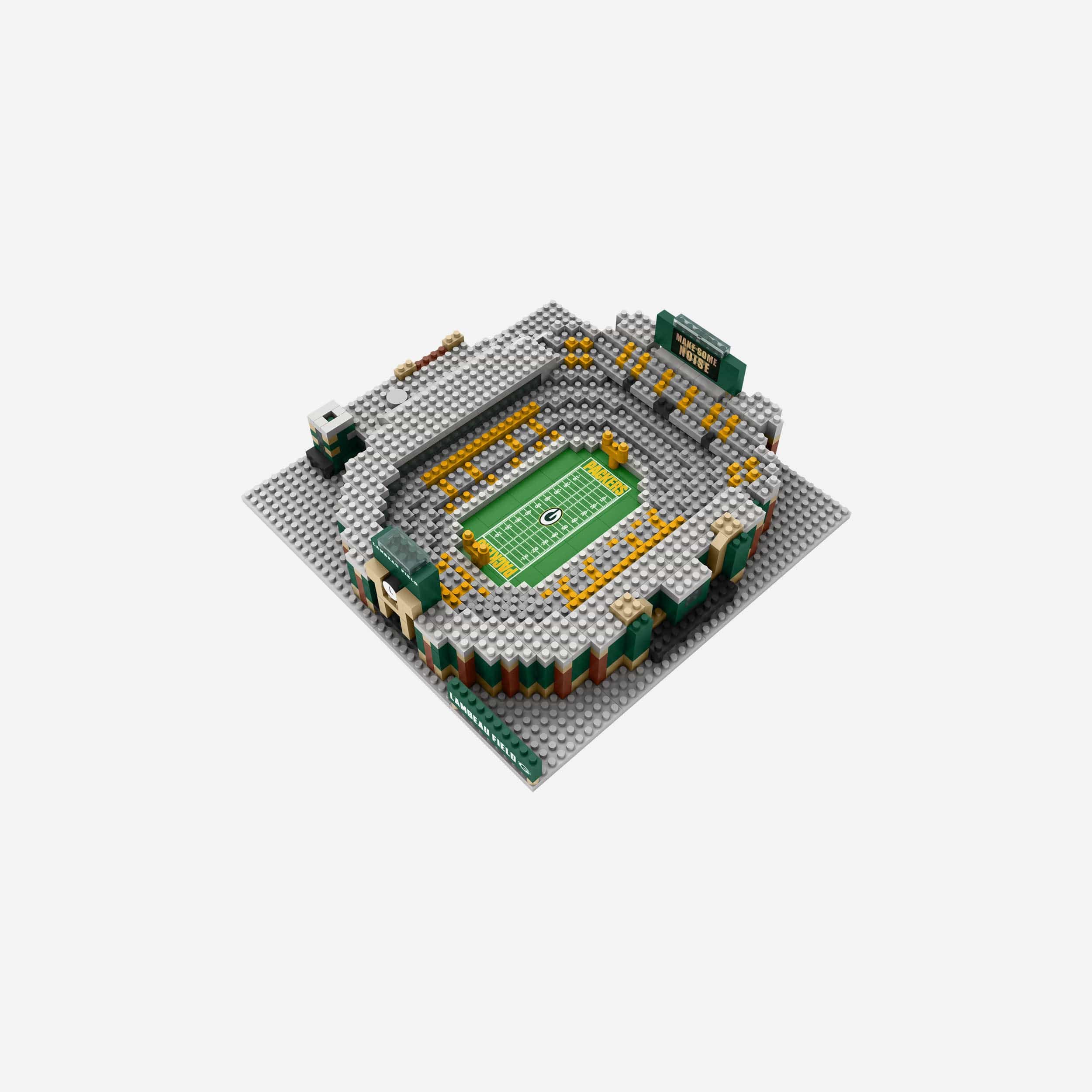 Green Bay Packers NFL Lambeau Field 3D BRXLZ Puzzle Stadium Blocks Set