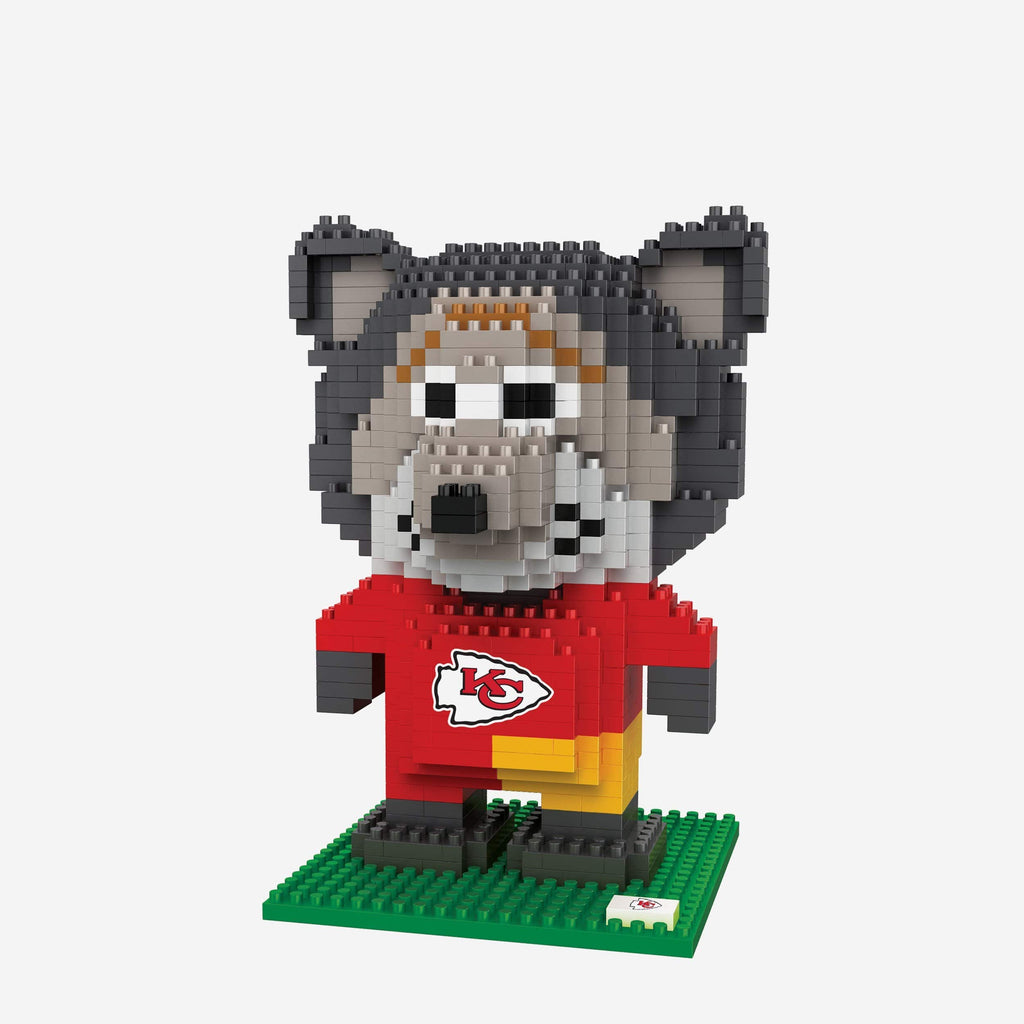 KC Wolf Kansas City Chiefs BRXLZ Mascot FOCO - FOCO.com