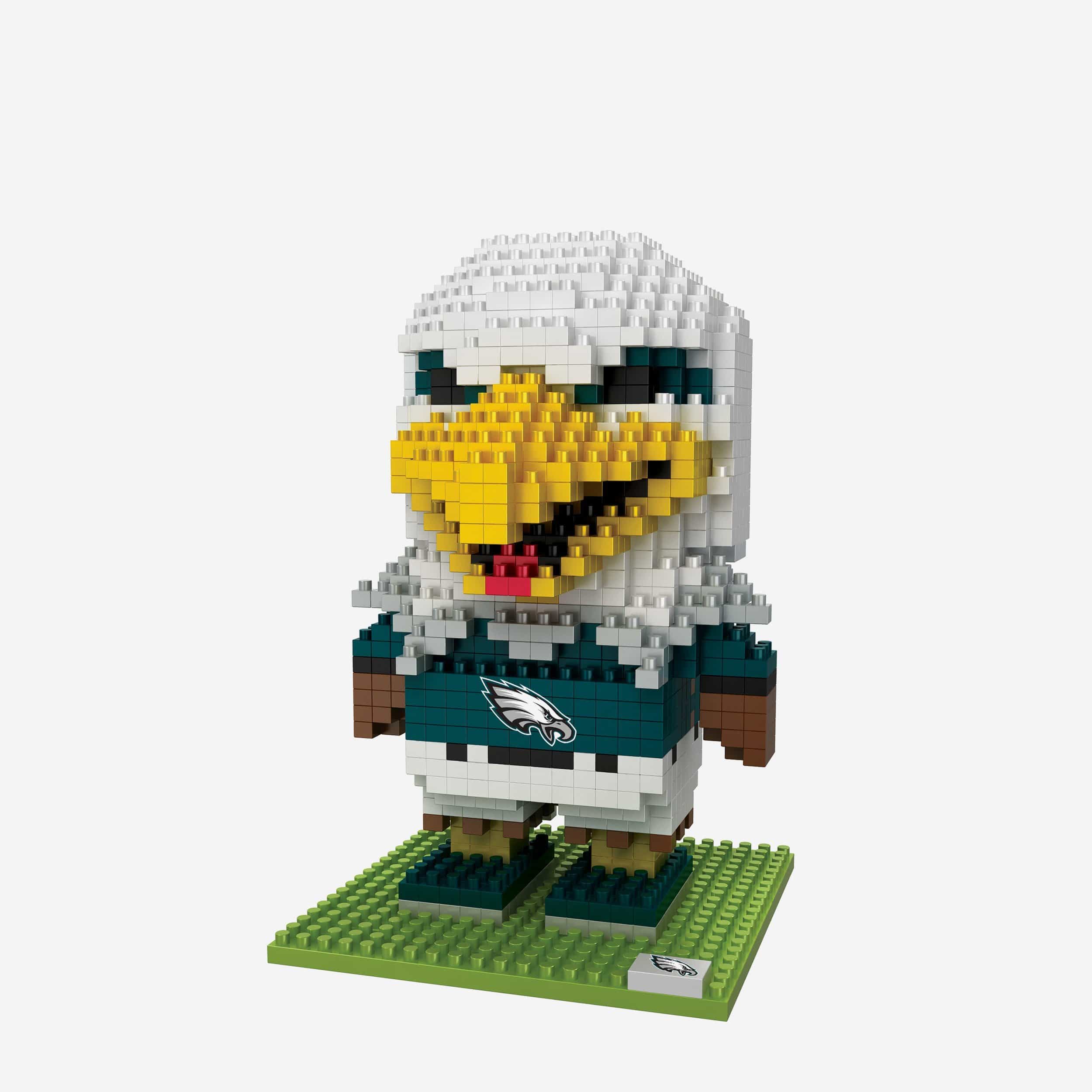 Building The Philadelphia Eagles Logo out of LEGO